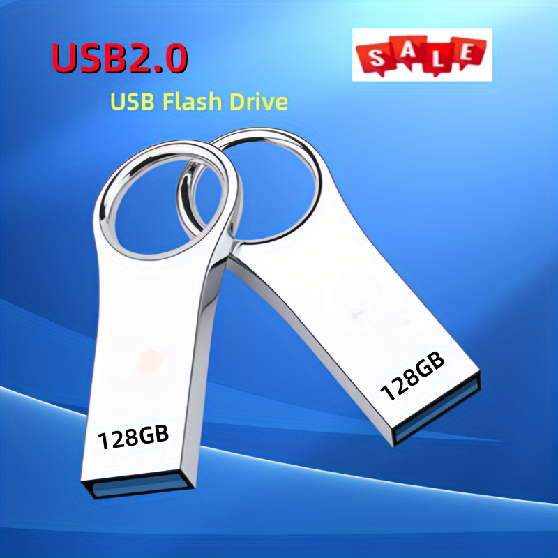 

[fast Arrival] Usb 2.0 Flash Drive - Metal Pen Design, For Pc/laptop/tablet/mobile Phone & More - In 4gb, 32gb, 64gb, 128gb