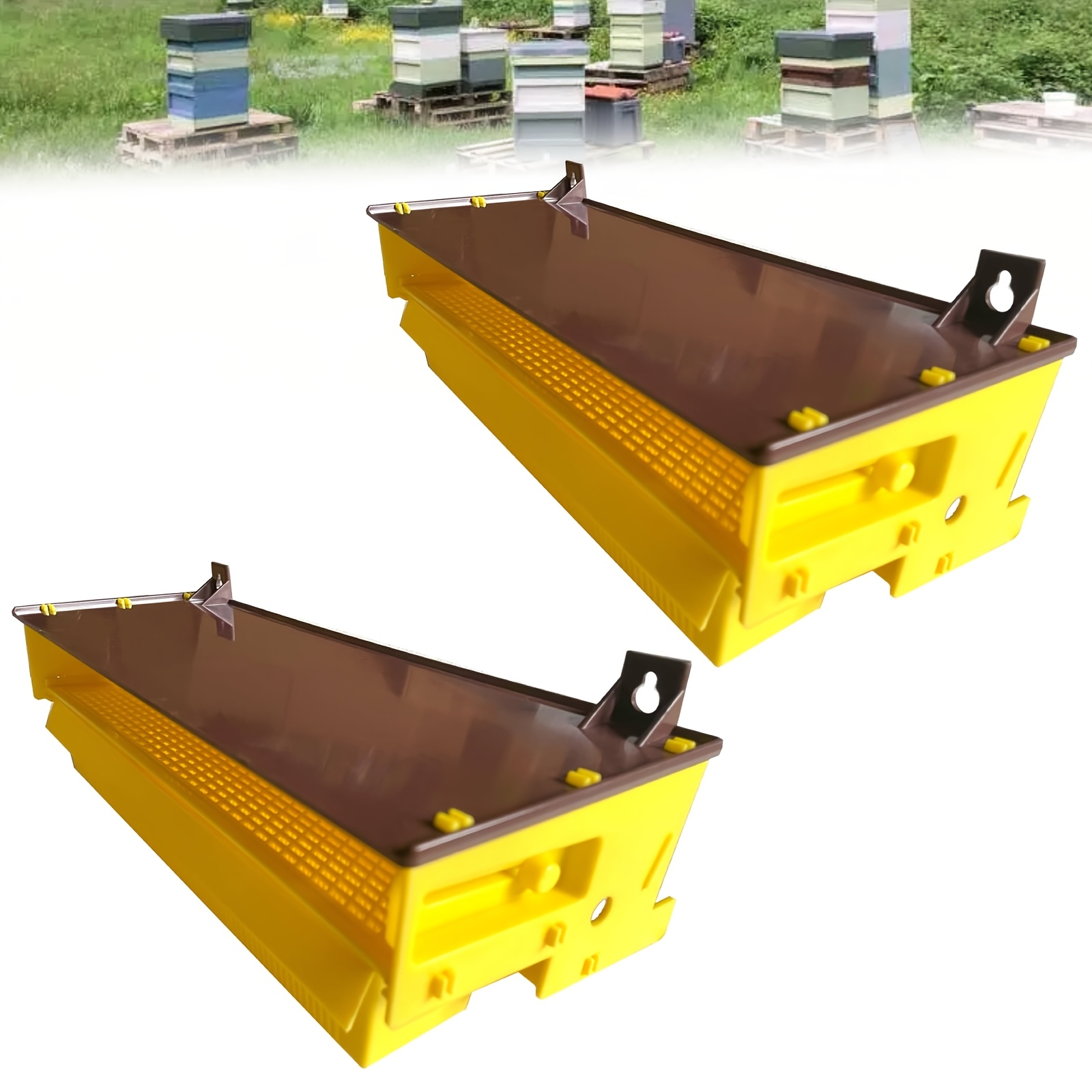 Image of 2pcs/box Multifunctional Bee Pollen Collector Bee Pollen Remover Beekeeping Tools