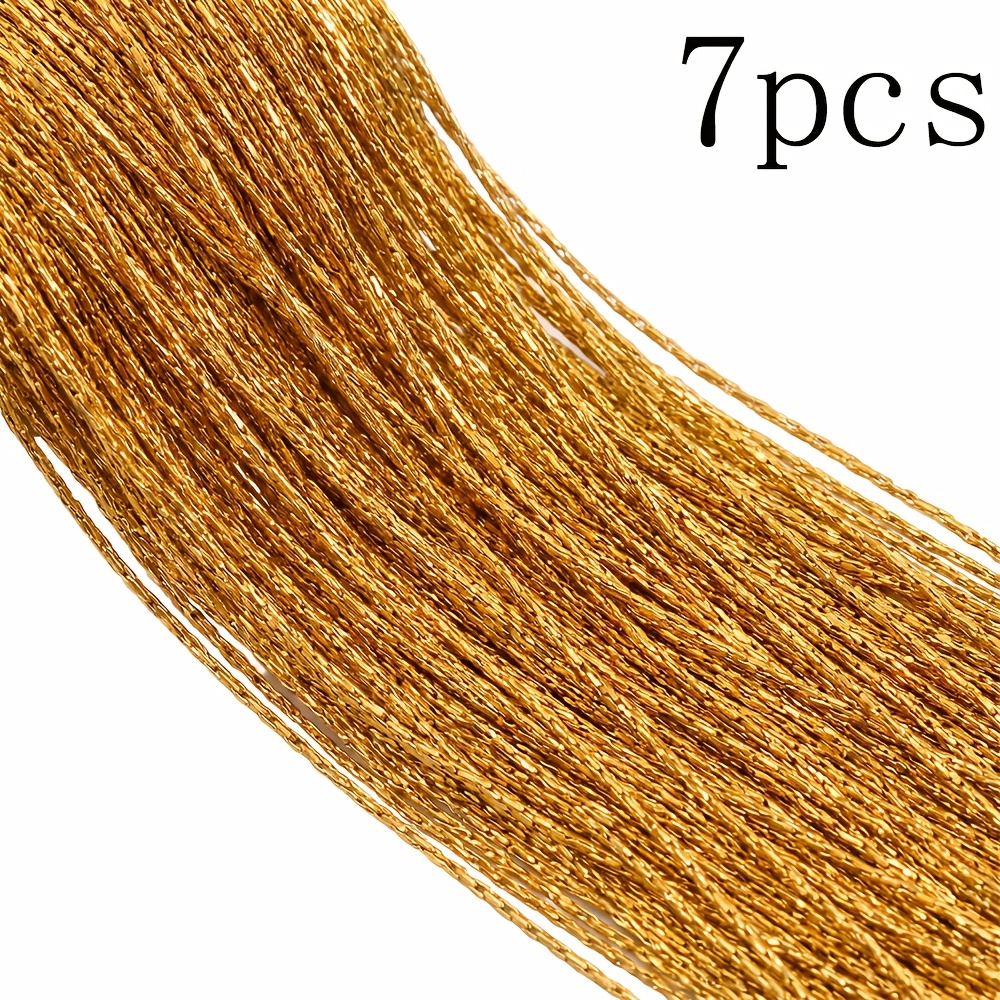 TEMU 7pcs/package Stainless Steel Classic Thin Round Link Chain Necklace,  5cm/1.96inch Extender Chain, Waterproof, Durable, , Hypoallergenic