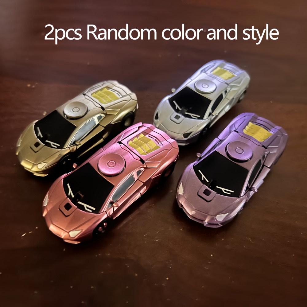 TEMU Mechanical Fingertip Gyroscope Rotating Sports Car Gyroscope, Random Combination Of Various Colors And Styles, Novelty Gyroscope, Gyroscope