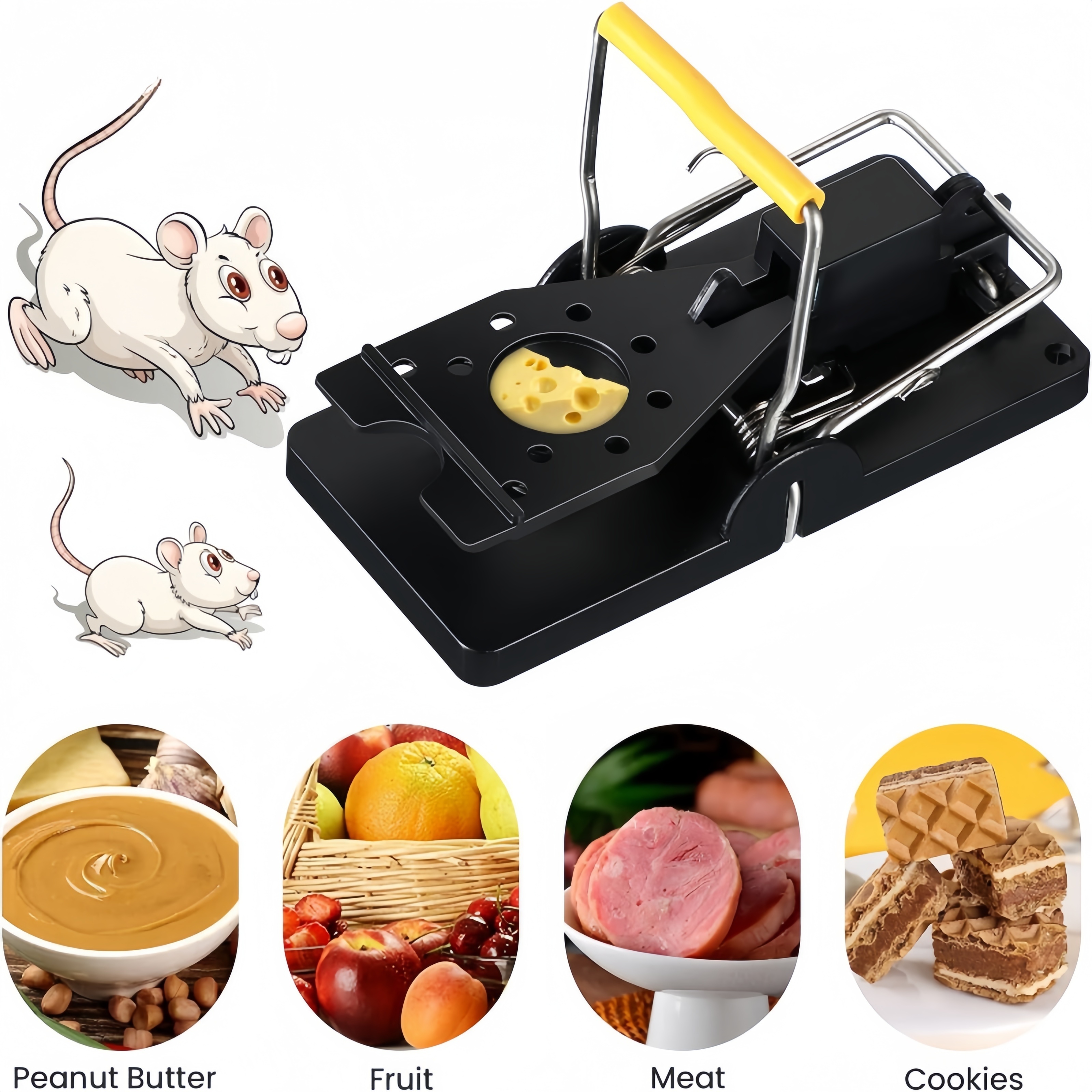 

4pcs Mouse Traps, Mouse Trap Quick Effectively, Mouse Traps Indoor For Home, Safe Mice Traps For House Indoor, Mouse Traps Outdoor