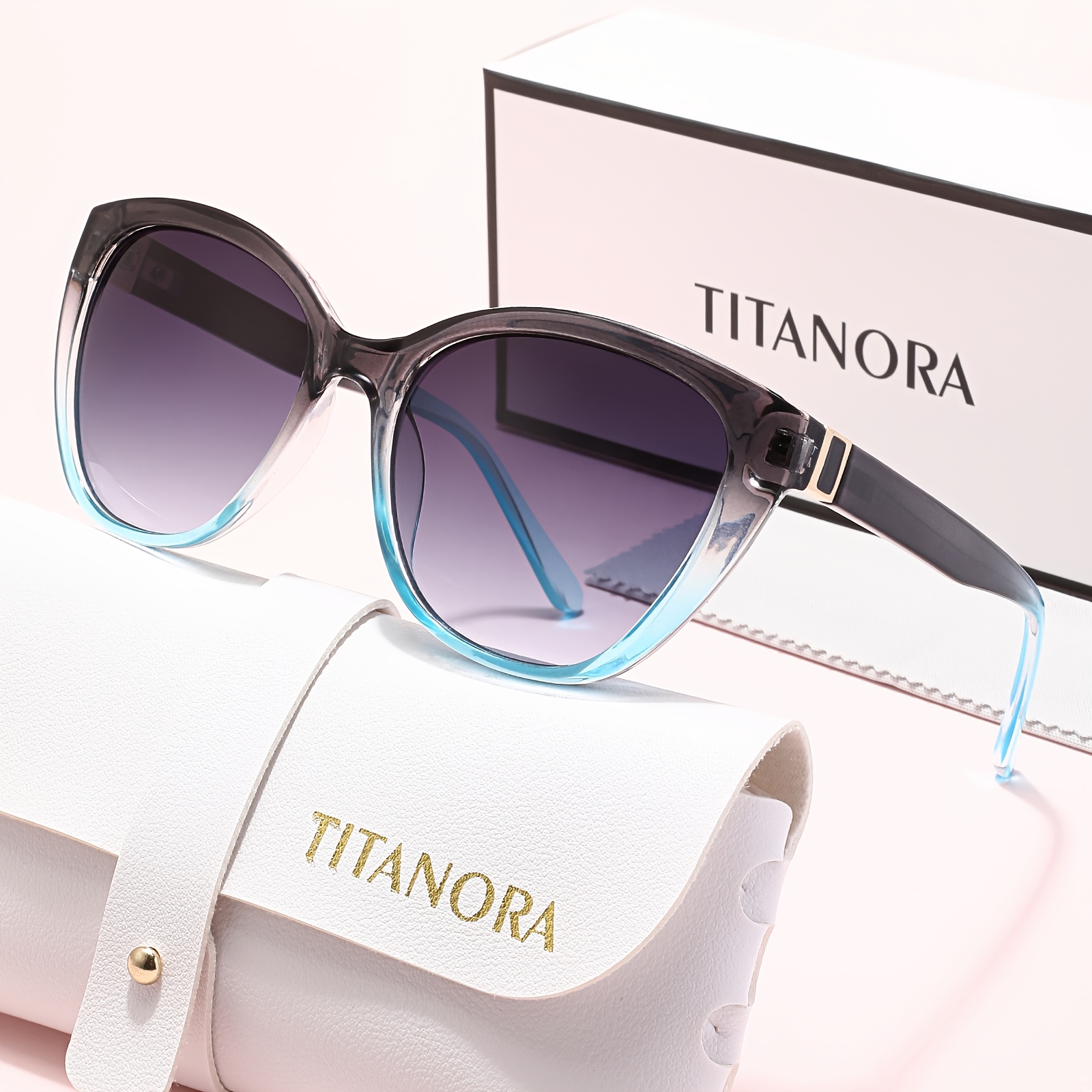 TEMU Fashionable Minimalist Eyewear, Featuring Metal Hinges And Corner Nail Accents, Exudes A And Stylish Aesthetic. Perfect For Party Decorations,