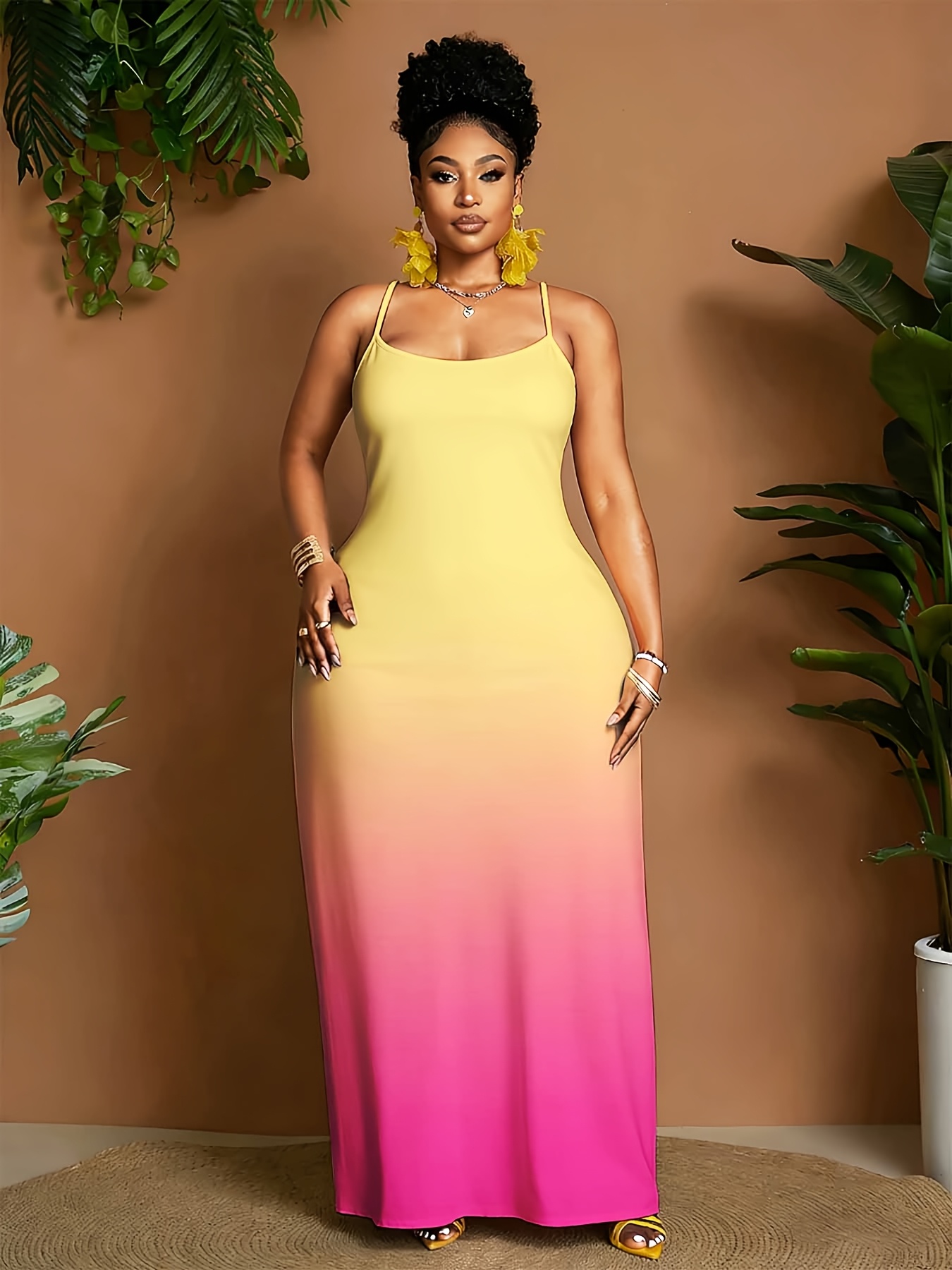 ombre dress sold on Temu United States