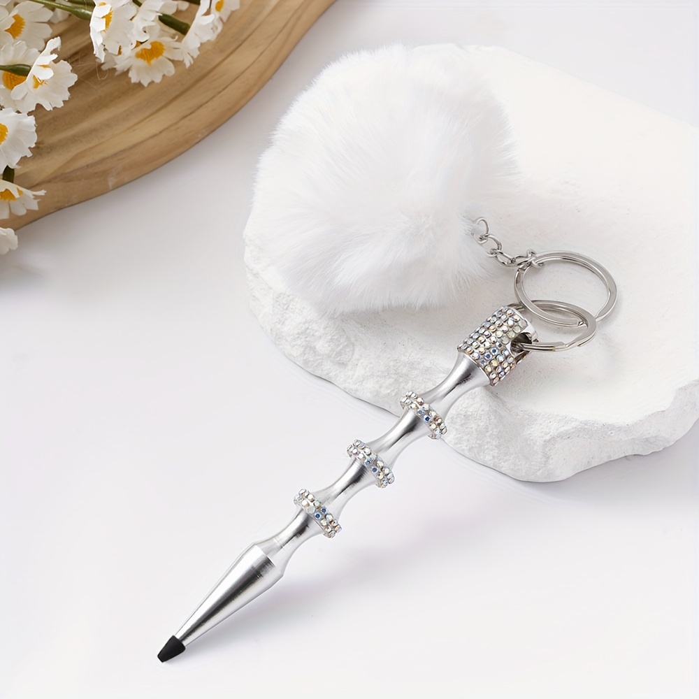 

2pcs/8pcs Novelty Women's Multifunctional Keychains With Sparkling Diamond Embellishments, Very , Includes Decorative Pendants And Other Objects, To Friends, Colleagues, ,