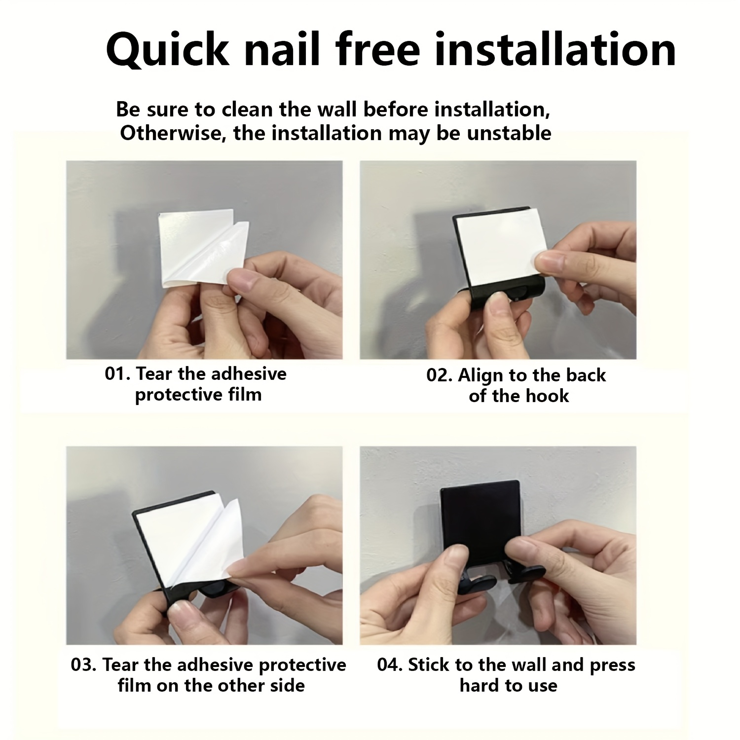 Durable Wall-Mounted Razor Holder - 1 to 5pcs