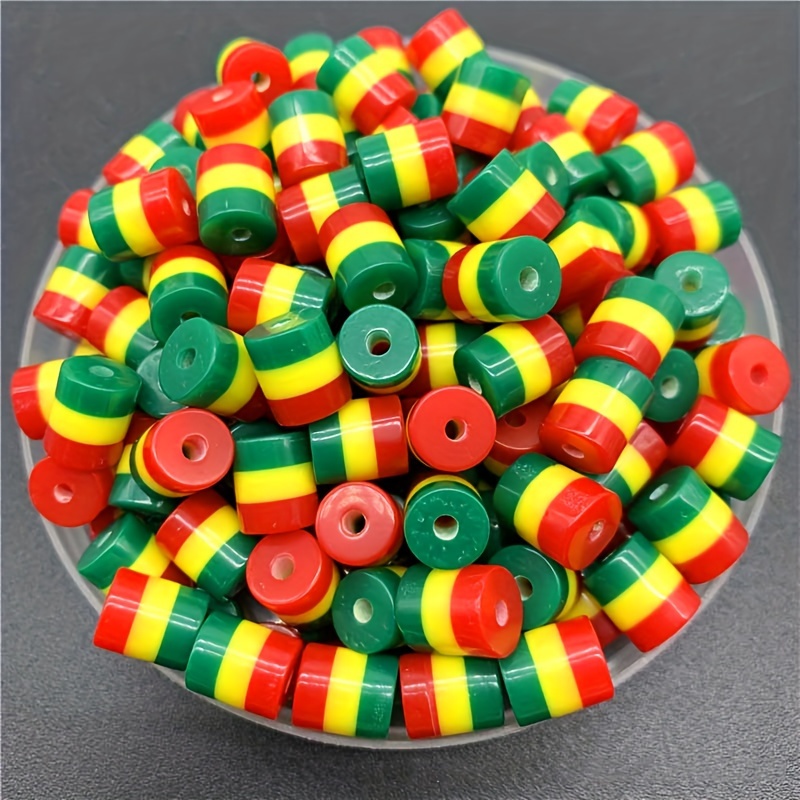 

30pcs Striped , 8mm For Jewelry Making, Decorations, Diy