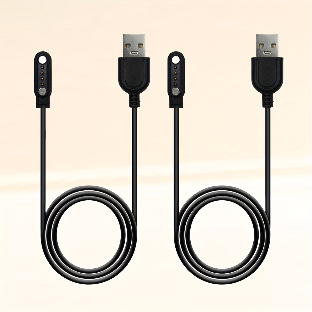 Chargeur Magnétique Montre Connectée 2 Broches 4mm - 2PCS - Universel Pour Smartwatch