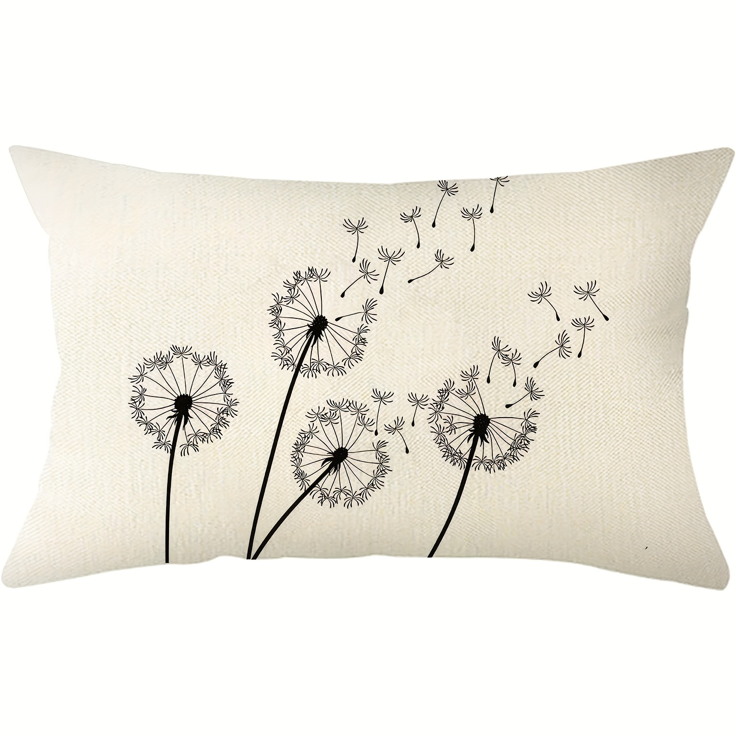 TEMU 1pc Lumbar Decorative Rectangle Pillow Cover 12 X 20, Porch Patio Outdoor Pillowcase, Seasonal Farmhouse Sofa Couch Cushion Case Home Decoration