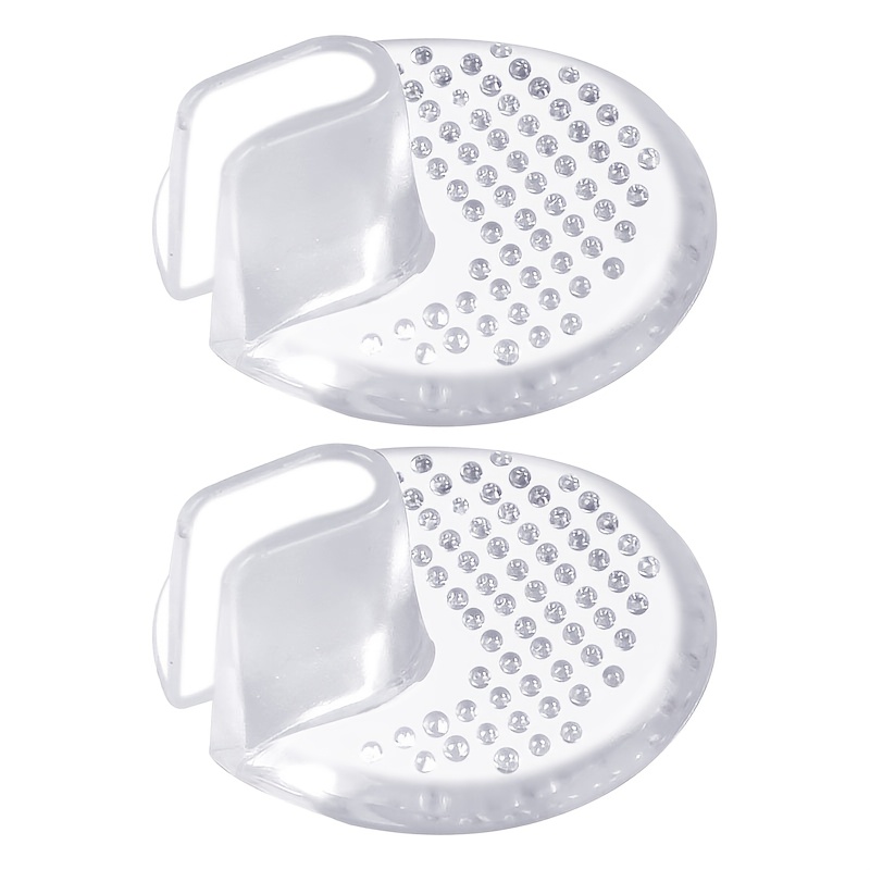 TEMU Almohadillas separadoras de silicona para chanclas, cojines autoadhesivos -rozmades para el antepié, insertos de gel antideslizantes para
