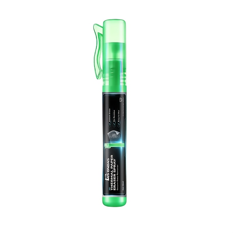 TEMU Stylo Spray Gomme de de Privée 10 ml - Liquide Correcteur pour Papier Thermique pour Effacement Rapide des Données, des Informations