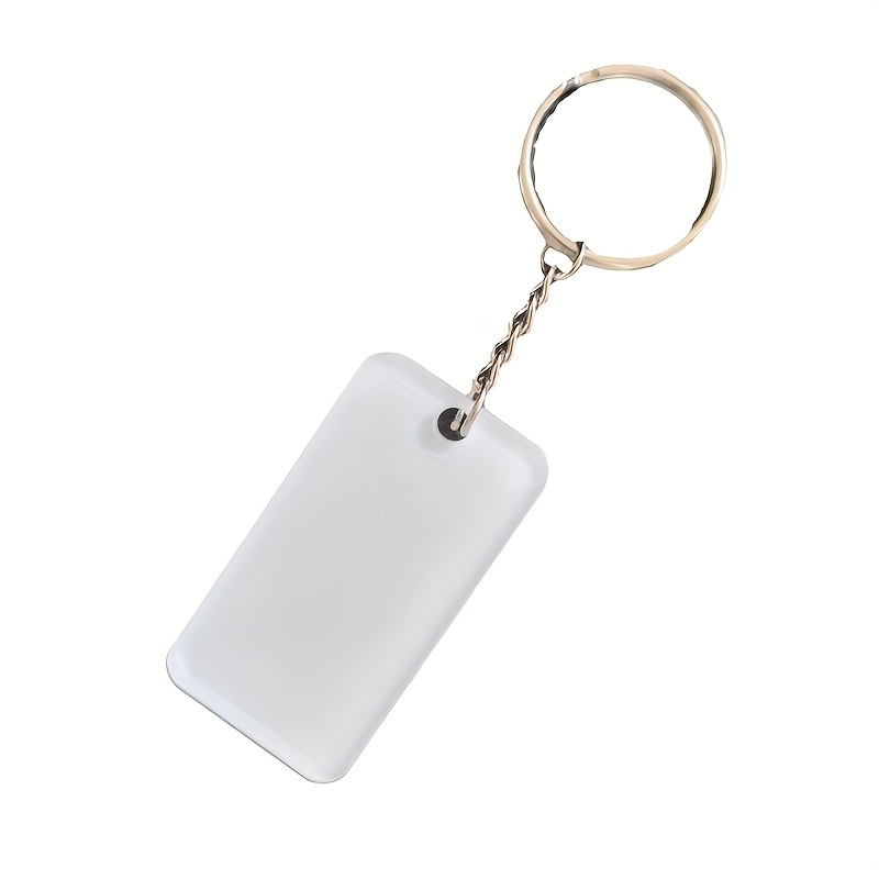 heat transfer acrylic keychain sublimation blank keychain - Temu