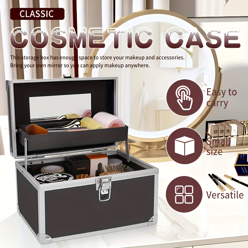 professional makeup artist train case adjustable Temu Philippines