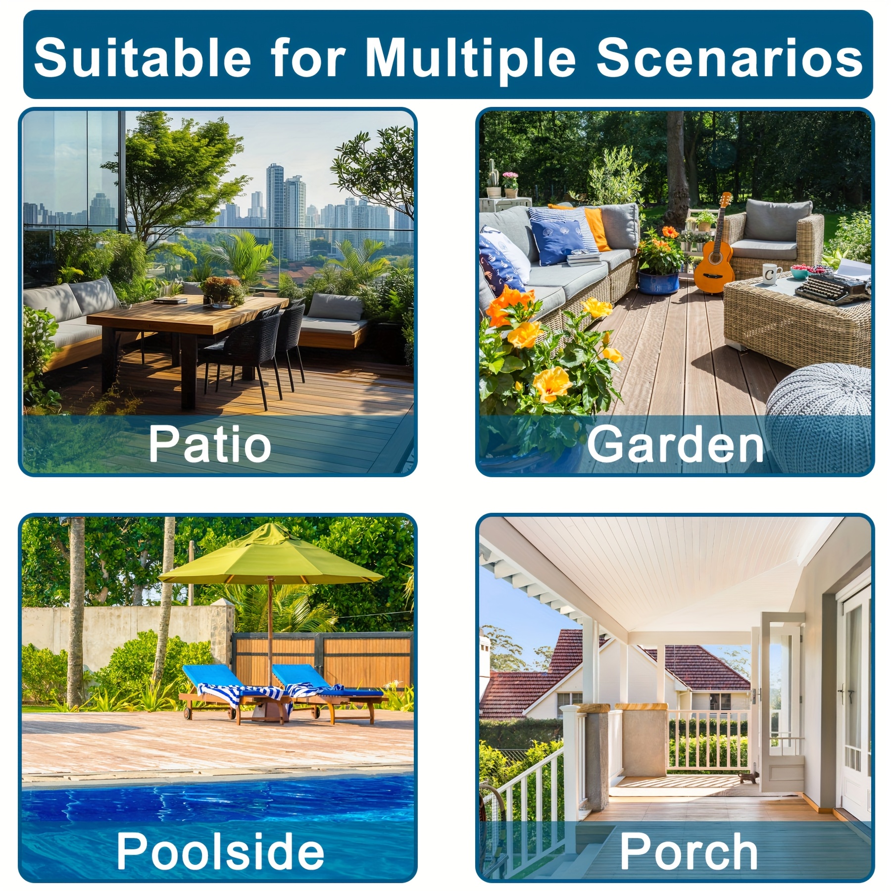 [Patio Furniture Set] 3pcs PE Rattan Patio Furniture Set | All-weather Wicker Modular Couch With Cushions, Outdoor Conversation Set For Porch Backyard Garden