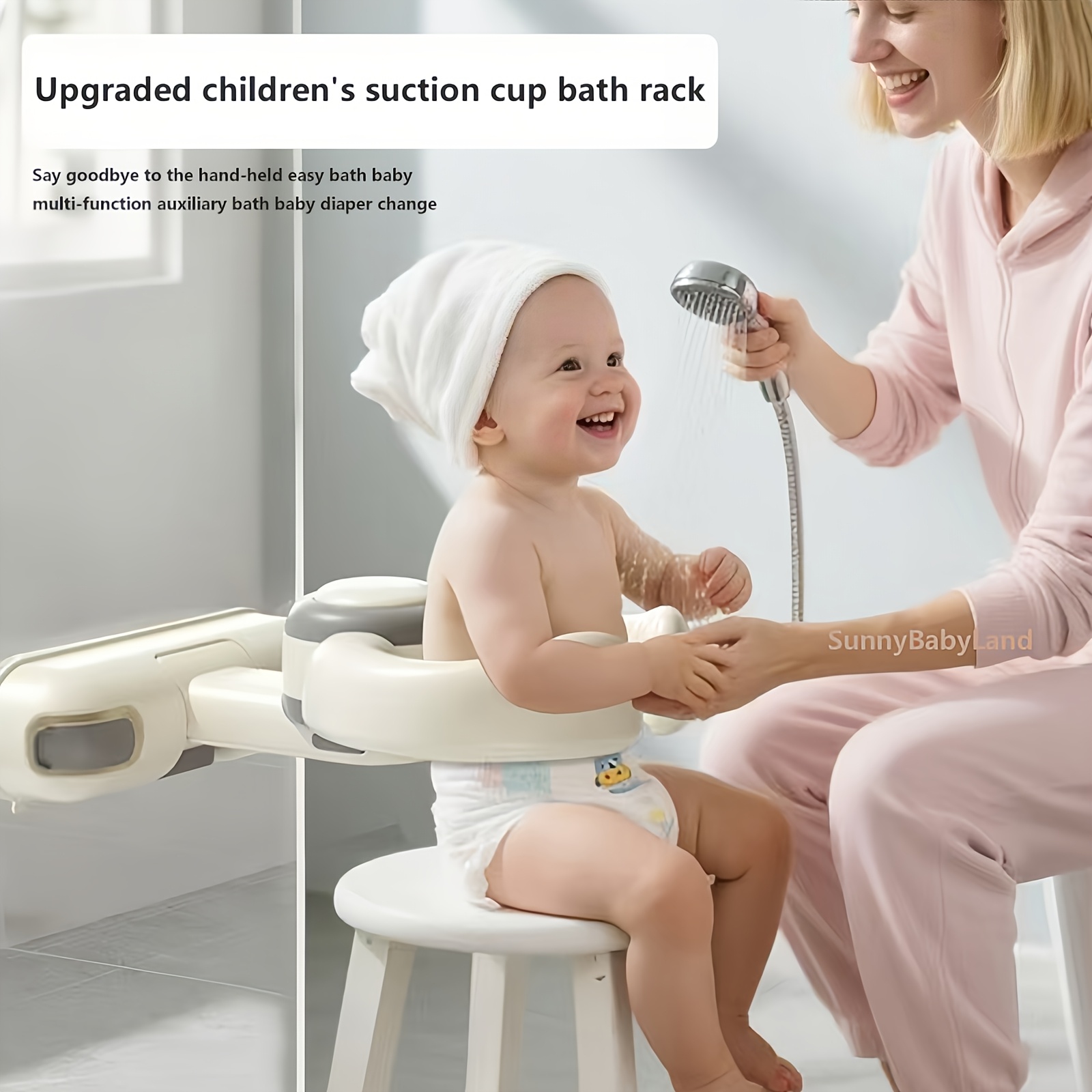 An Upgraded Support Frame with Adjustable Height, Suitable for Babies Aged 6 to 36 Months. The Hugging Design Provides Better Weight Support, Making It Usable for Babies of All Sizes