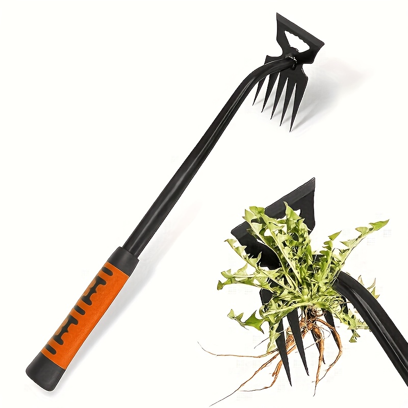   2026 new model heavy duty manual weeding tool   long handle weeder sharp blade root removal suitable for gardens   lawns