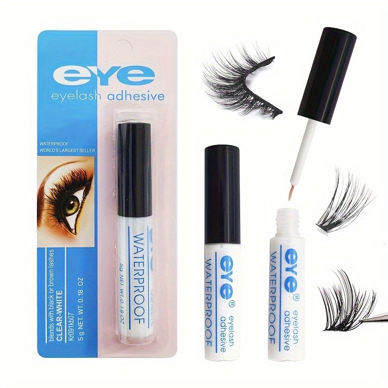Glue for Eyelashes, Durable, Fast-Drying and Waterproof for False Lashes