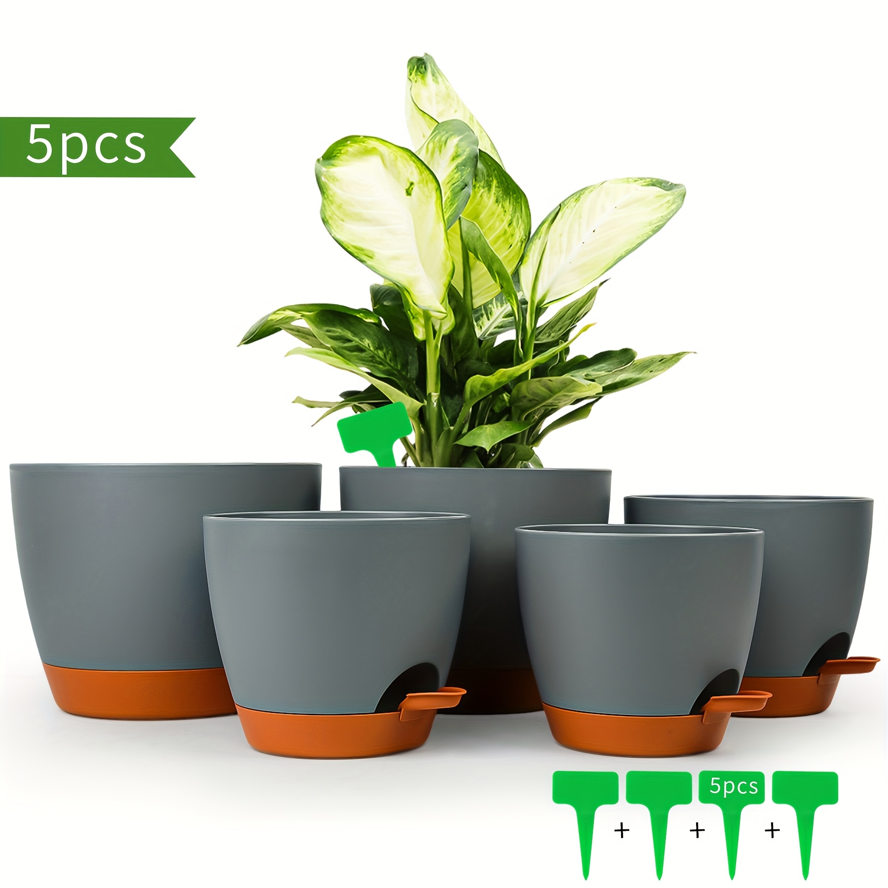 7 inch plant pot sold on Temu United States