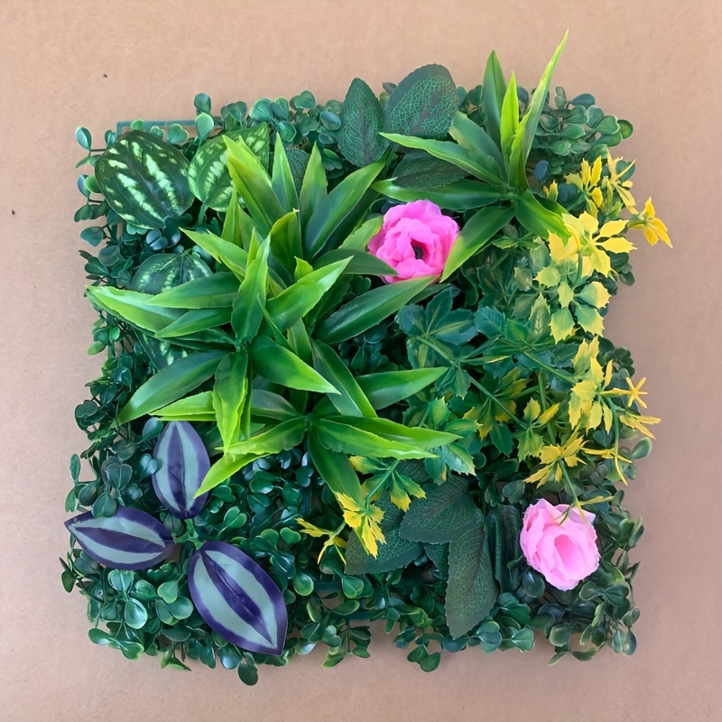 Artificial Evergreen Grass Wall Panel, Realistic Simulated Greenery, Suitable For Home, Garden, Weddings, Parties, Christmas, Thanksgiving, And Other Holiday Wall Decorations