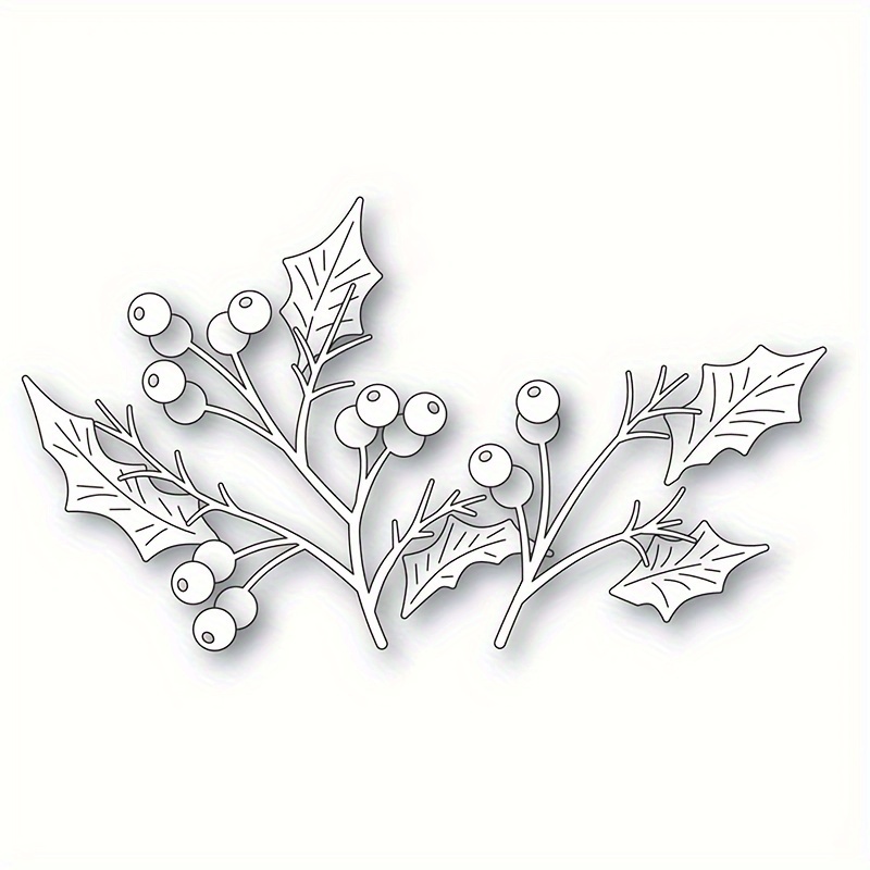 

[ ] Christmas Metal Cutting Die - 1pc Silvery For Diy Scrapbooking & Greeting Card Making