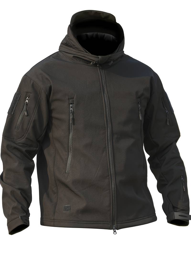 Survêtement 2 Pièces Homme YOSUWOAI - Veste Softshell Coupe-vent Et Pantalon De Sport - Rembourré, Décontracté, Couleur Unie