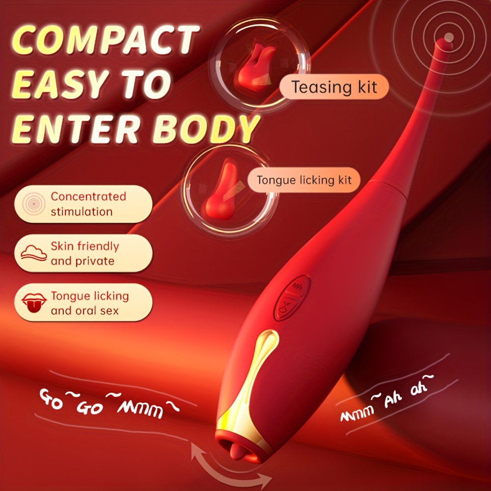 1pc g spot vibrator for women stick 10 vibration 10 frequency tongue nipple g spot adult toys 1