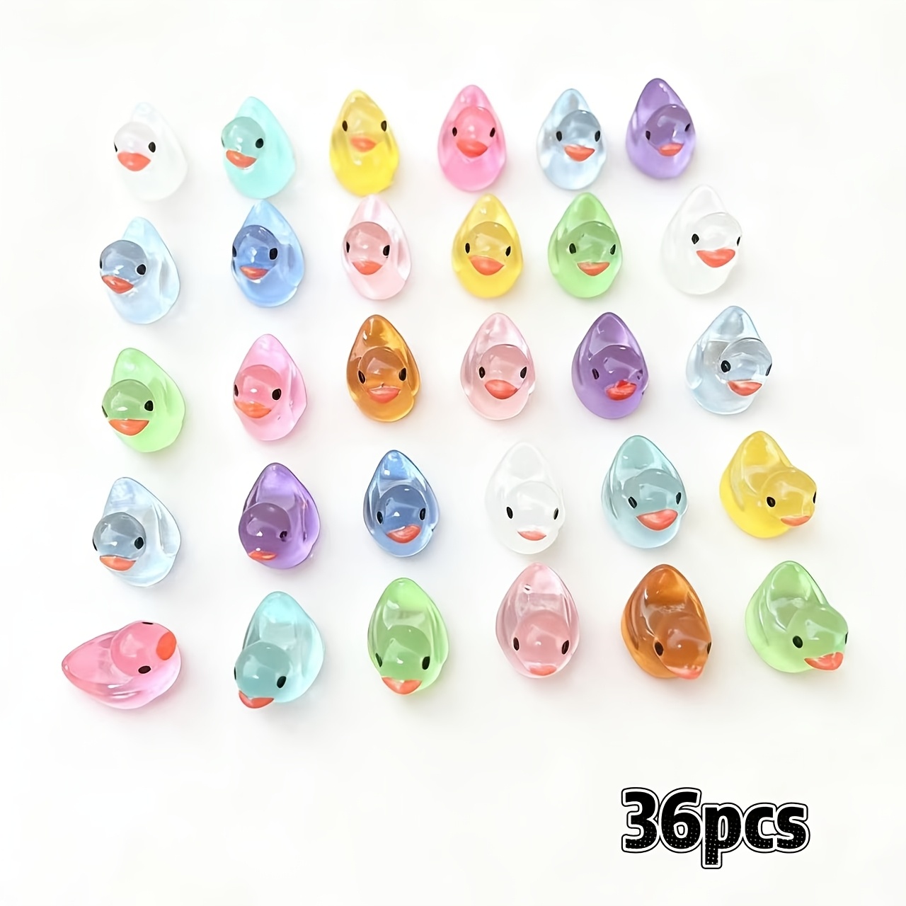 36pcs Mini Statues - Shimmering Resin Suitable For Christmas, Halloween, Easter, Hanukkah & Thanksgiving Decorations - Cute Anime For, Table, Shelf, - Collectible Figurines