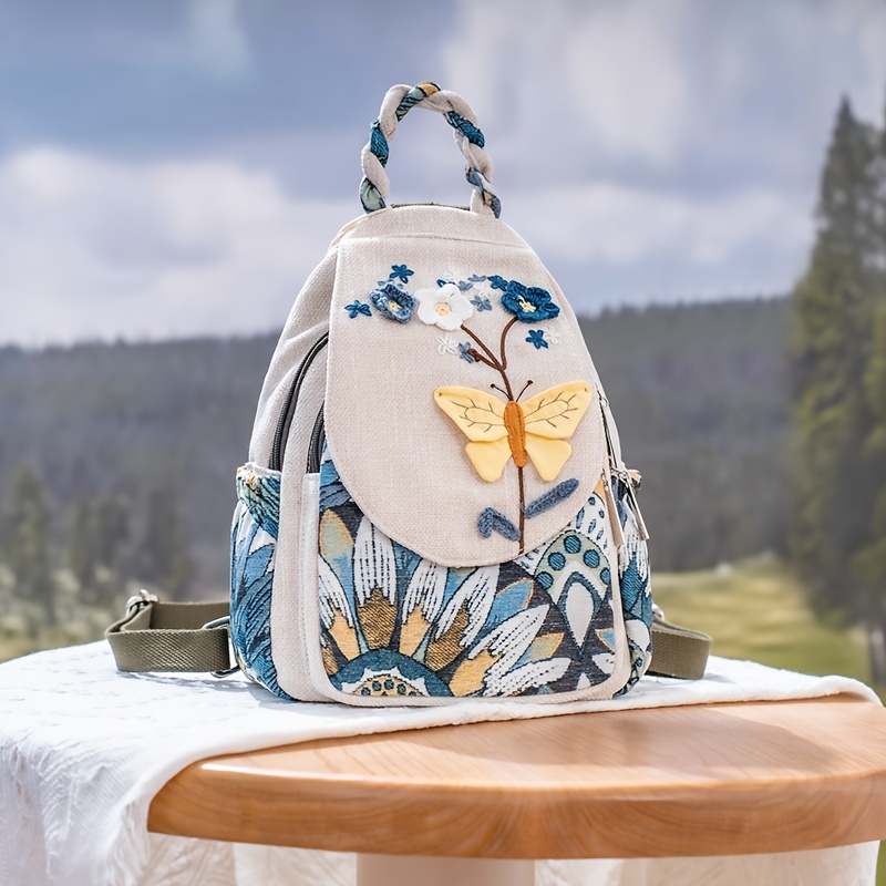 boho chic backpack women adjustable straps zip - Temu Oman