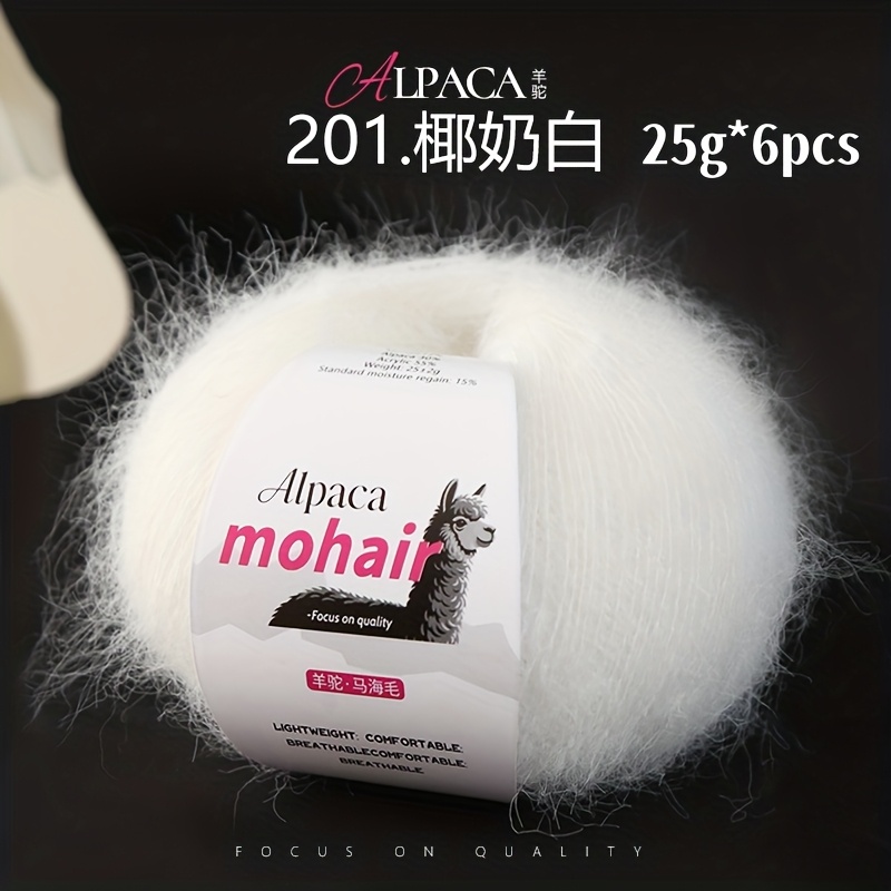 Image of 6-pack, Alpaca, Super , Multiple Colors For Knitting, Knitting Sweaters, Knitting Scarves, Knitting Shawls, Handmade Yarn Skeins, Multiple Color , Material Yarn