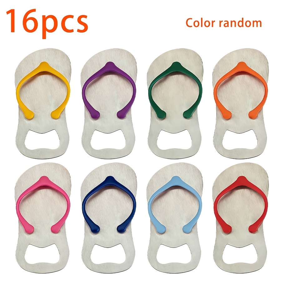 TEMU Personalized Custom 5/16pcs Random Colors Shaped Bottle Openers, Party Gift Beach Theme Personalized Bottle Opener, Wedding Favor, Pool Summer