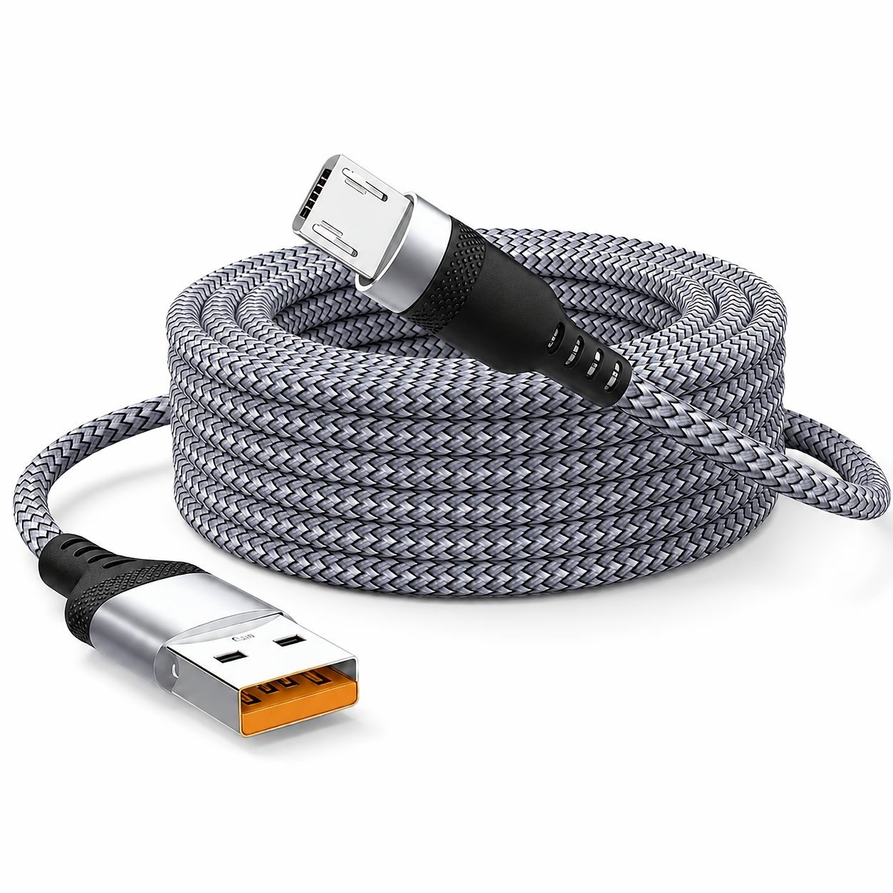 (10ft)/5m(16ft)/8m(26ft) Micro Usb To Usb Cable/ Sync Cable/ Charging Cable/ Data Cable, Micro Usb B To Usb A Connector For Galaxy/ For Xperia/ For Lumia/ For Lg Etc