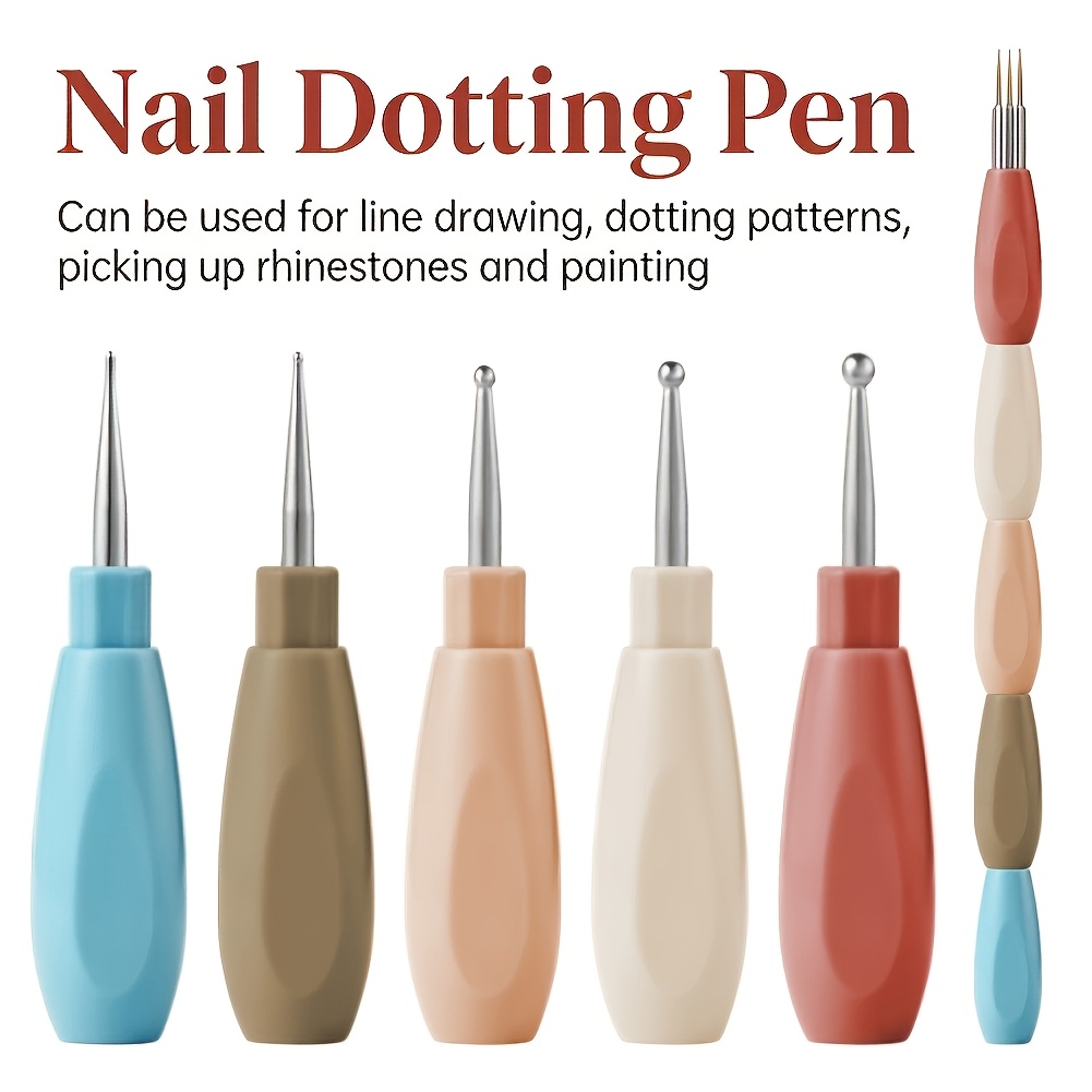 10pcs Double-Headed Nail Dotting Pen Set for Nail Art