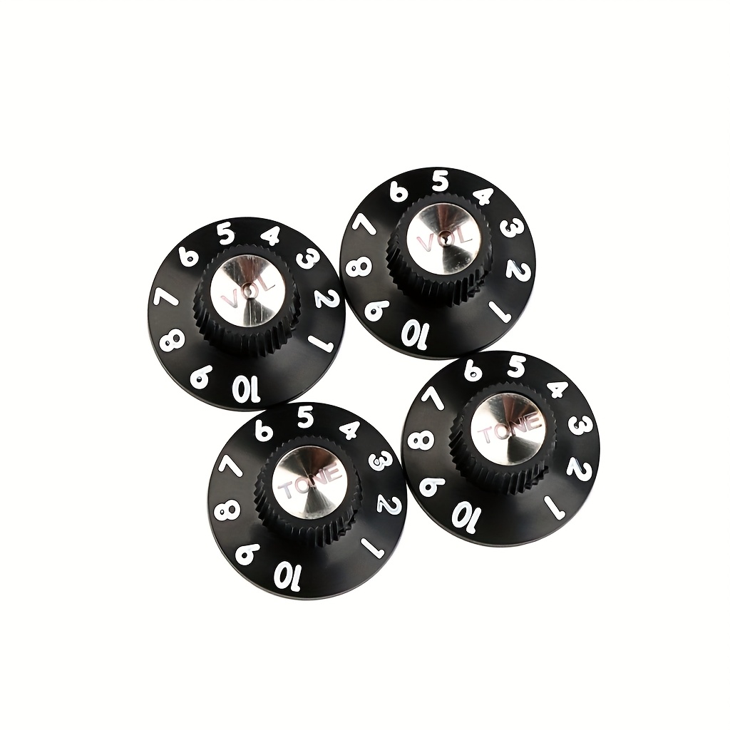 Musical Instrument Accessories Guitar Knob Vintage White/Black 2T2V