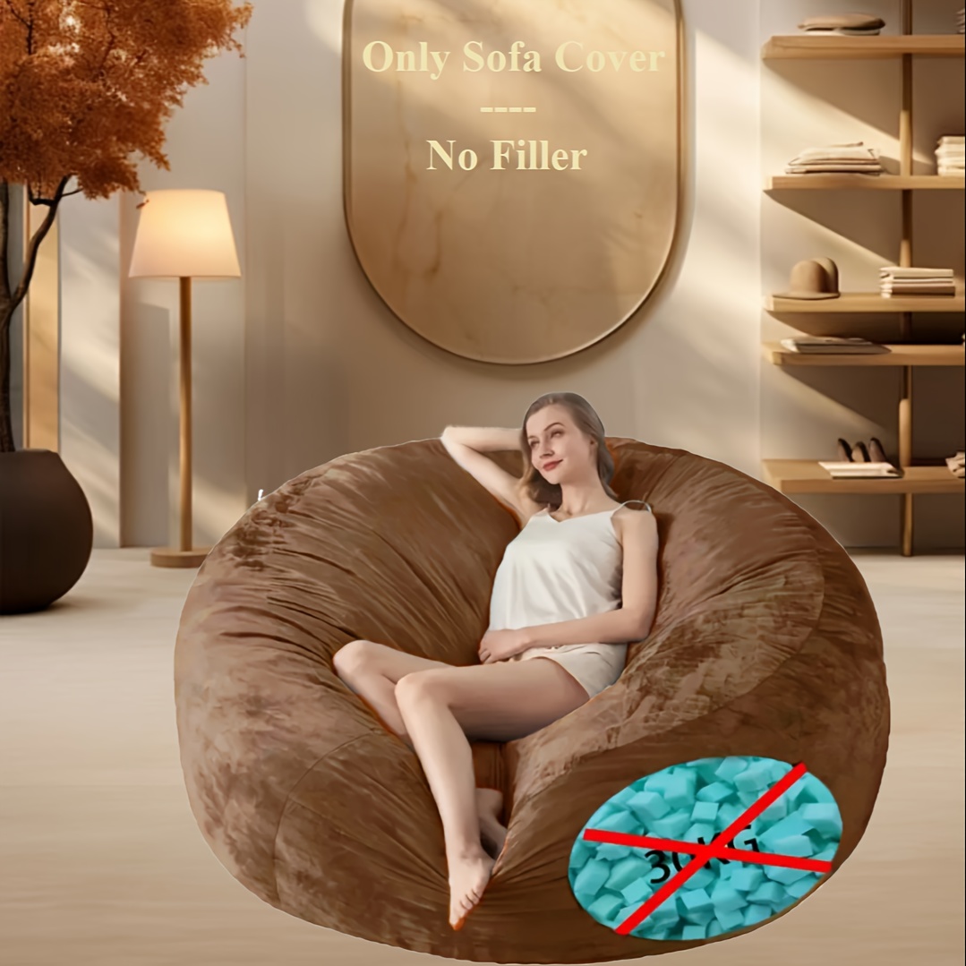 Decor Xl Bean Bag Cover Only 1pc Extra Large Sofa Bed Chair Cover