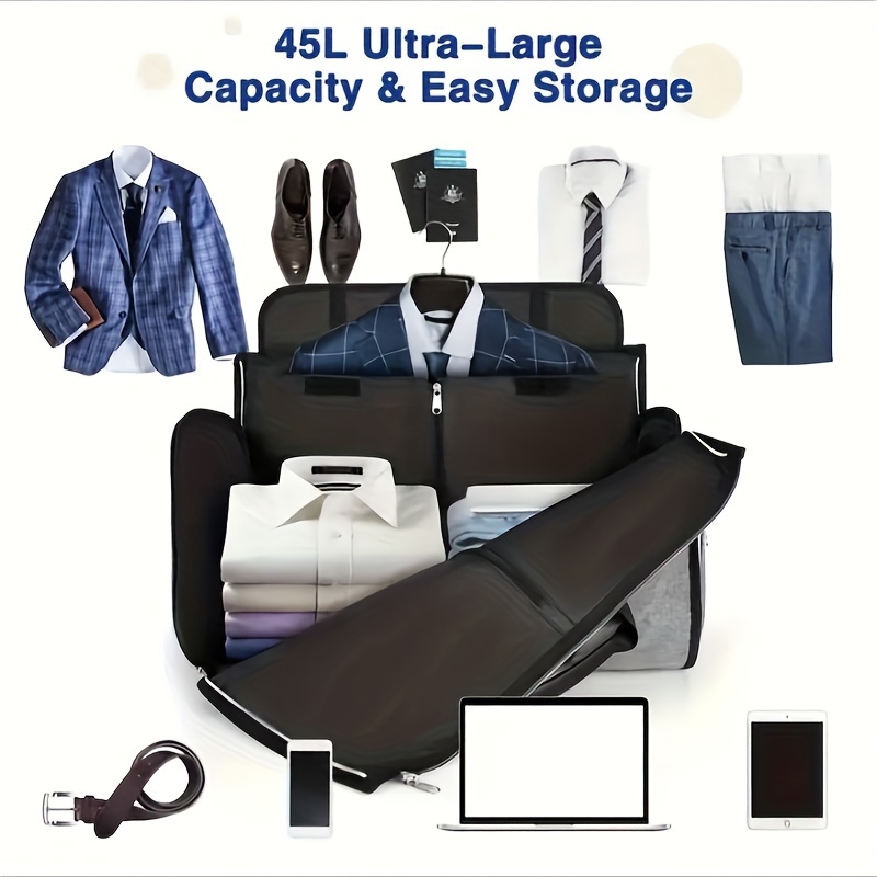 

Large Capacity Nylon Travel Suit Storage Bag, Business Handheld Duffel Bag, Versatile Sports Gym Bag