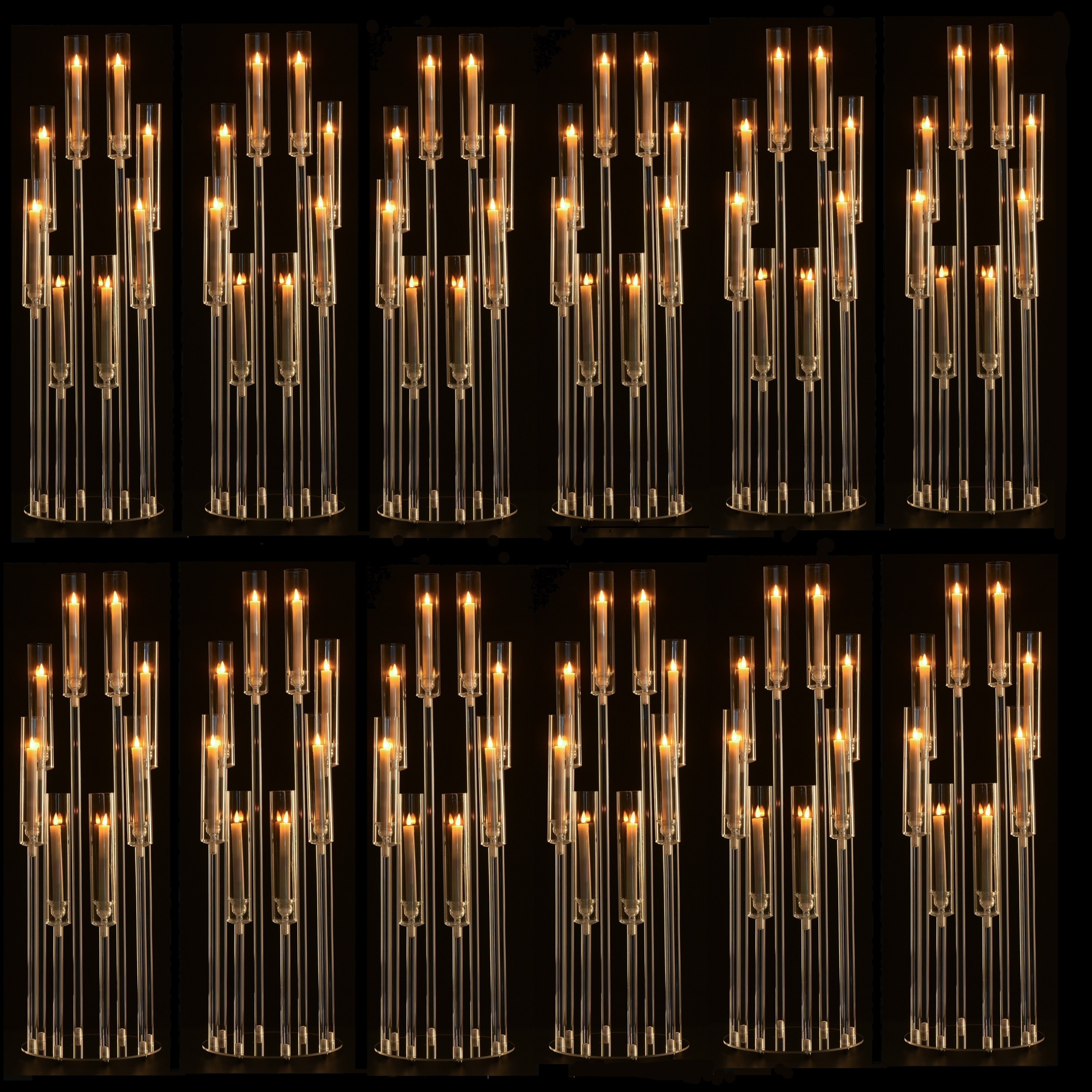 

38.5 Clear For Decorations 8 Arcylic Candelabra Shade For Valentines Day Table ,