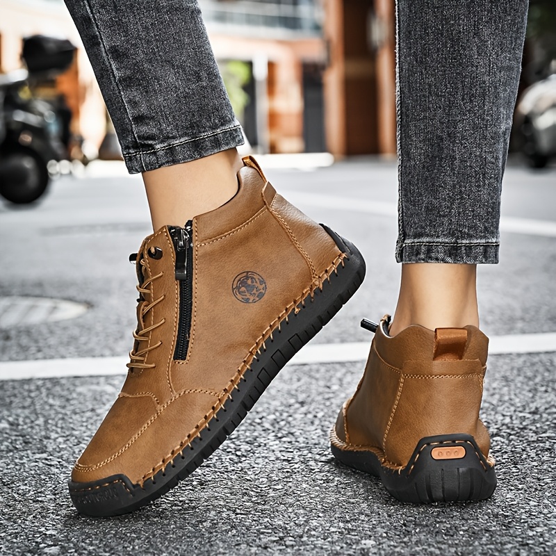 Women's Lightweight Hiking Boots with Zipper Closure