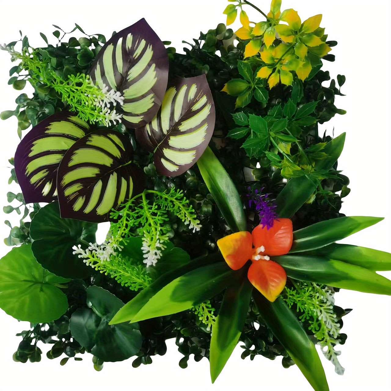 Image of Emulating Eucalyptus's Vibrant Beach-style Faux Greenery Wall Panels - Durable, Realistic And Low-maintenance Faux Plant Decorations For , Homes, Offices , And Versatile