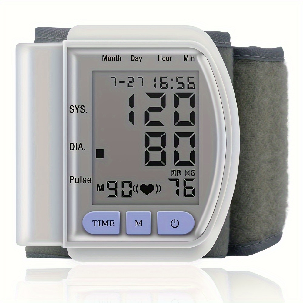   kun automatic digital   with large lcd display adjustable cuff and heart rate monitor battery powered wrist   for adults   use       quality reliable measurement   equipment   professionals Product details 1