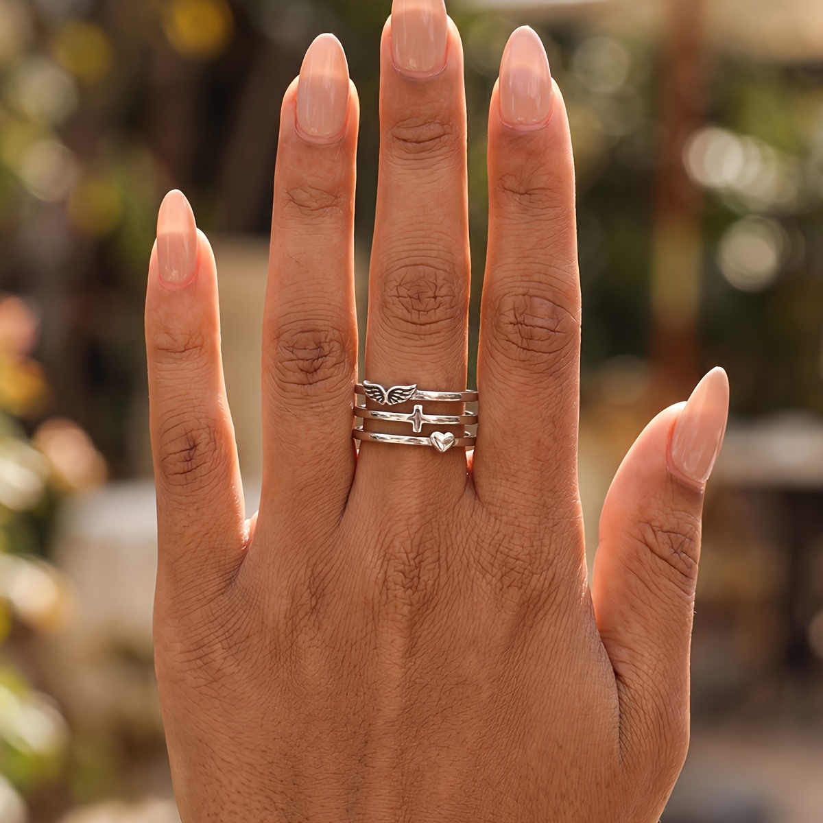 Winged Heart Vintage Ring, Thoughtful Gift