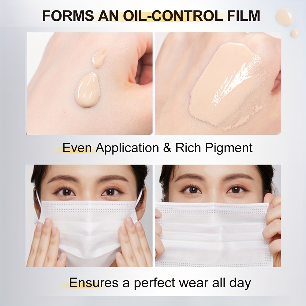 Men's Moisturizer Concealer Cream - Lightweight Texture, Light And Not Sticky, Covers Facial Defects - Creates A Natural Bright Complexion, Hides Pores & Evens Skin Tone, Easy to Clean, Fumorry - Image 7
