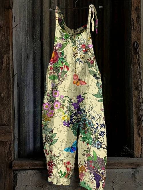 item picture targeted development fashion womens casual overalls long trousers casual outdoor overalls floral overalls