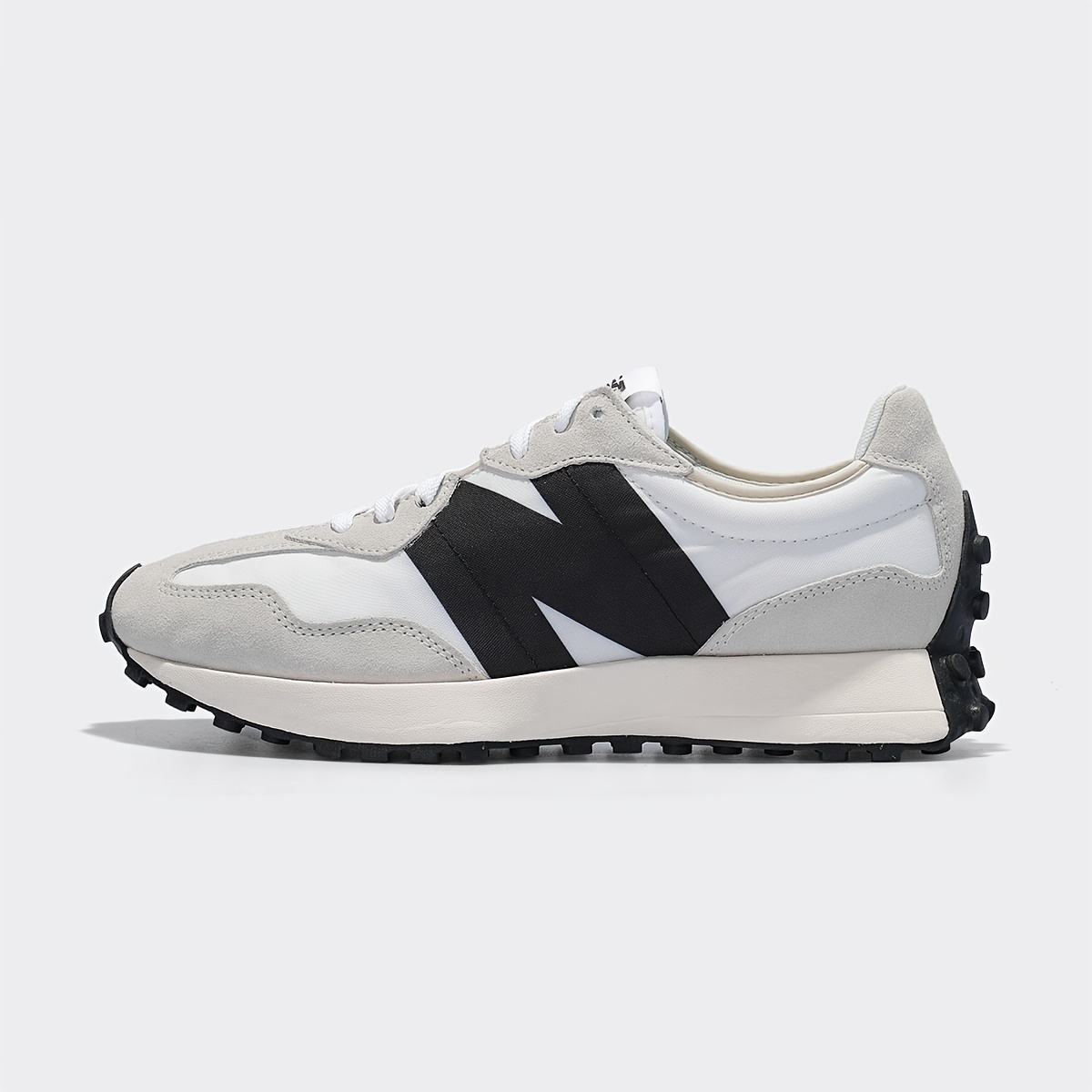 New Balance NB Men's and Women's Unisex Spring/Summer Gray Vintage Versatile Casual Sneakers MS327FE