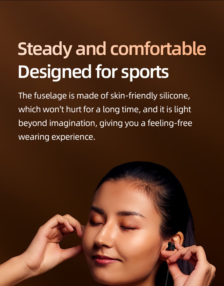 bt 8 wireless earphones sports headphones card insertion   noise cancelling headset hifi music earbuds details 14