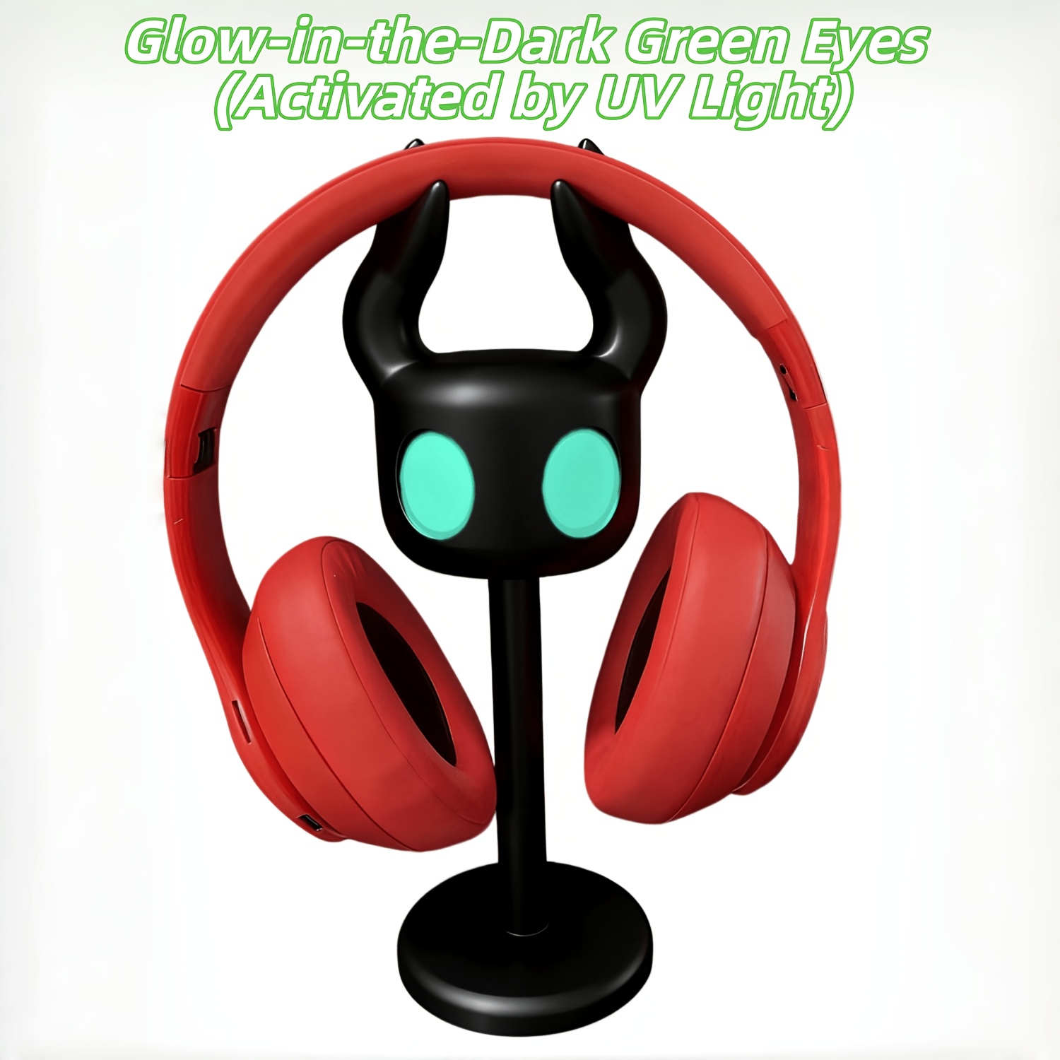 TEMU Support pour de jeu et casque, 3 pièces (1 base et 2 supports), motif œil , compatible avec , séries PS, Switch, organisateur de de jeu de