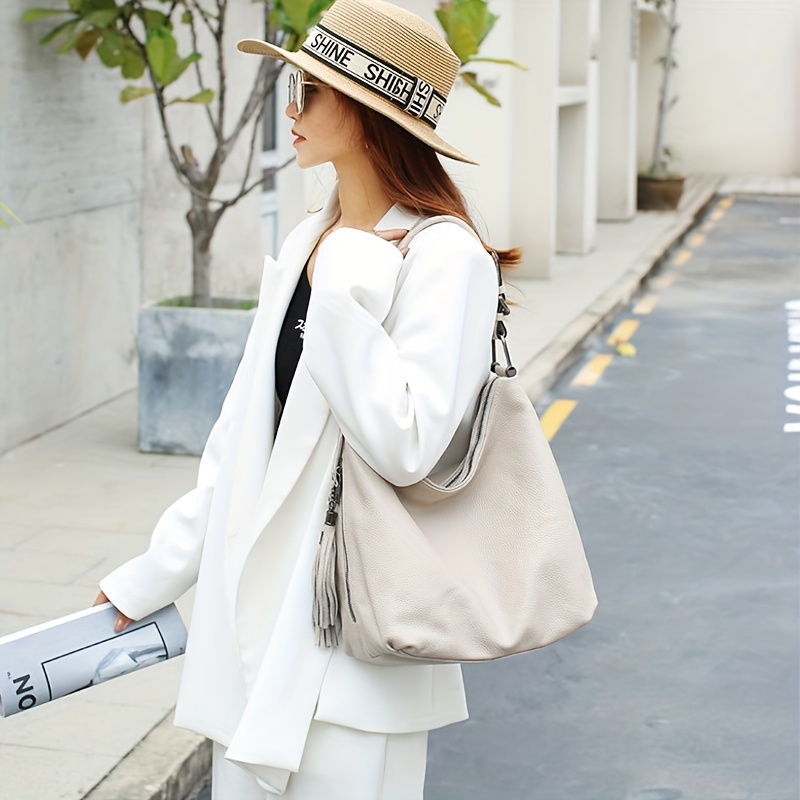 TEMU Vintage Style Handbag With Large Capacity, Women's Handbag, Multifunctional Handbag.