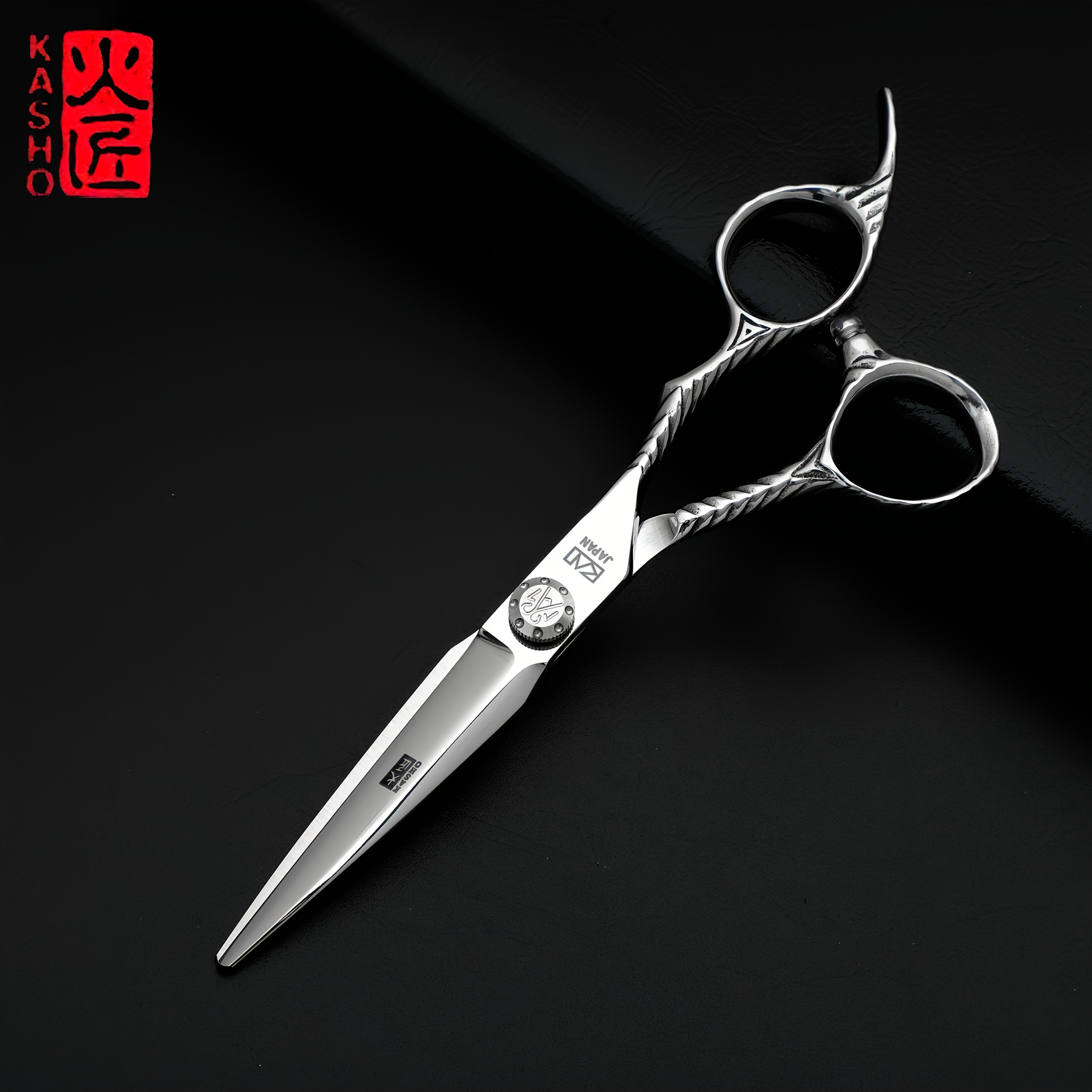 E-shop Firemaker Professional 440C Stahl-Schere – Handgefertigt, scharf langlebig. Diese Friseurschere für Rechtshänder ist ideal sowohl im Salon als