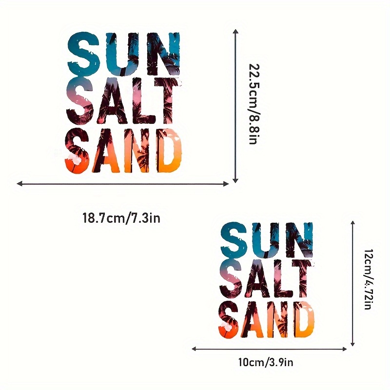 Sun Salt Sand Decal