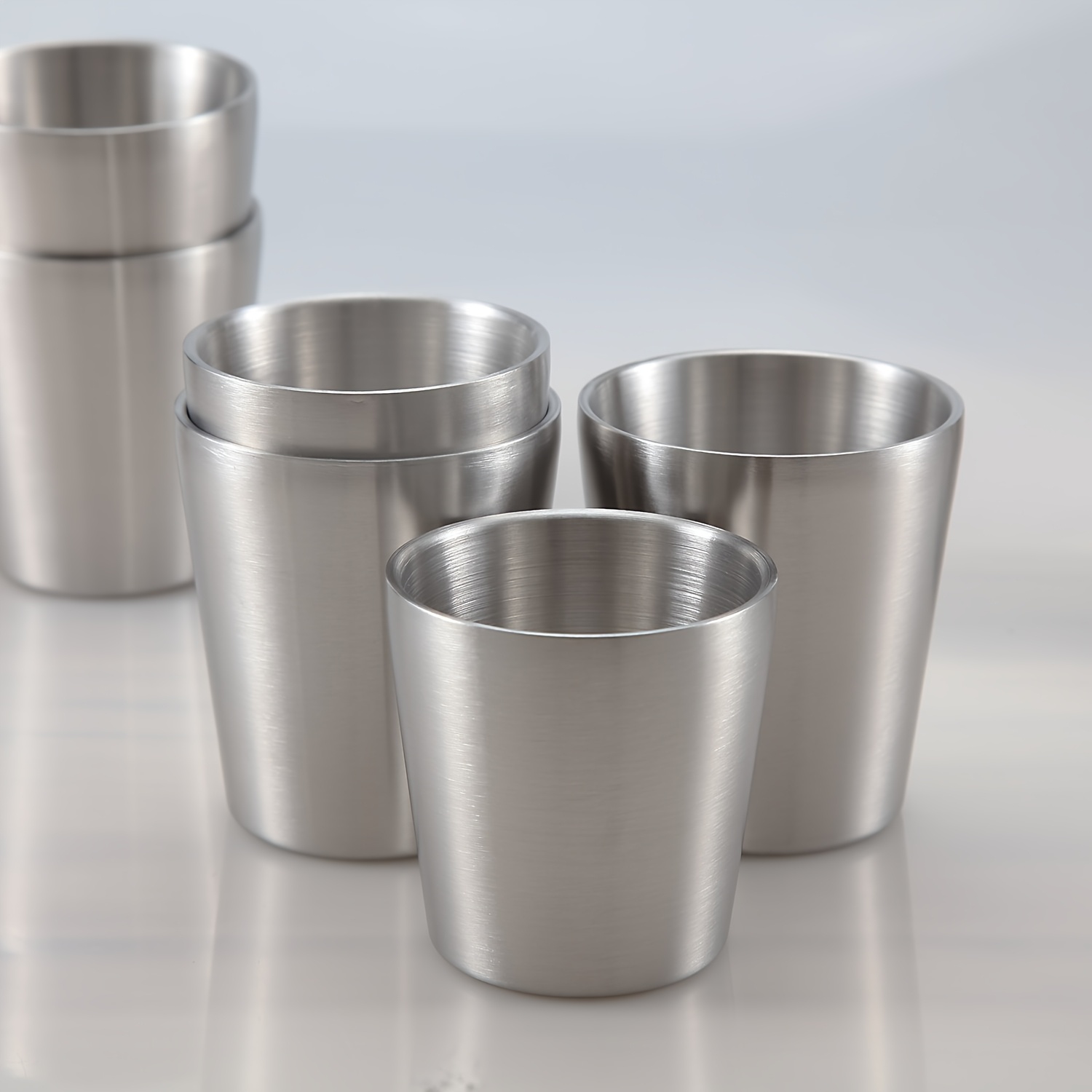 4pcs 10oz 6 stainless steel insulated cup double wall - Temu Switzerland