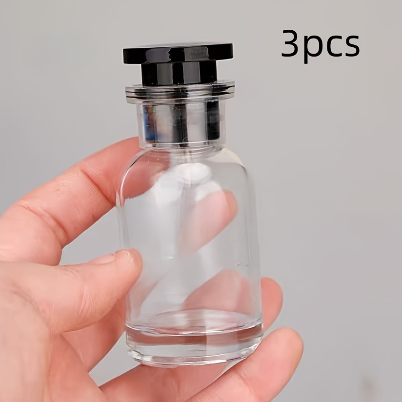TEMU Yunkeyou 3/5pcs 30ml/1.01oz Capacity Glass Perfume Spray Bottle - Reusable And Refillable Travel Spray Bottle, With An Elegant Appearance,