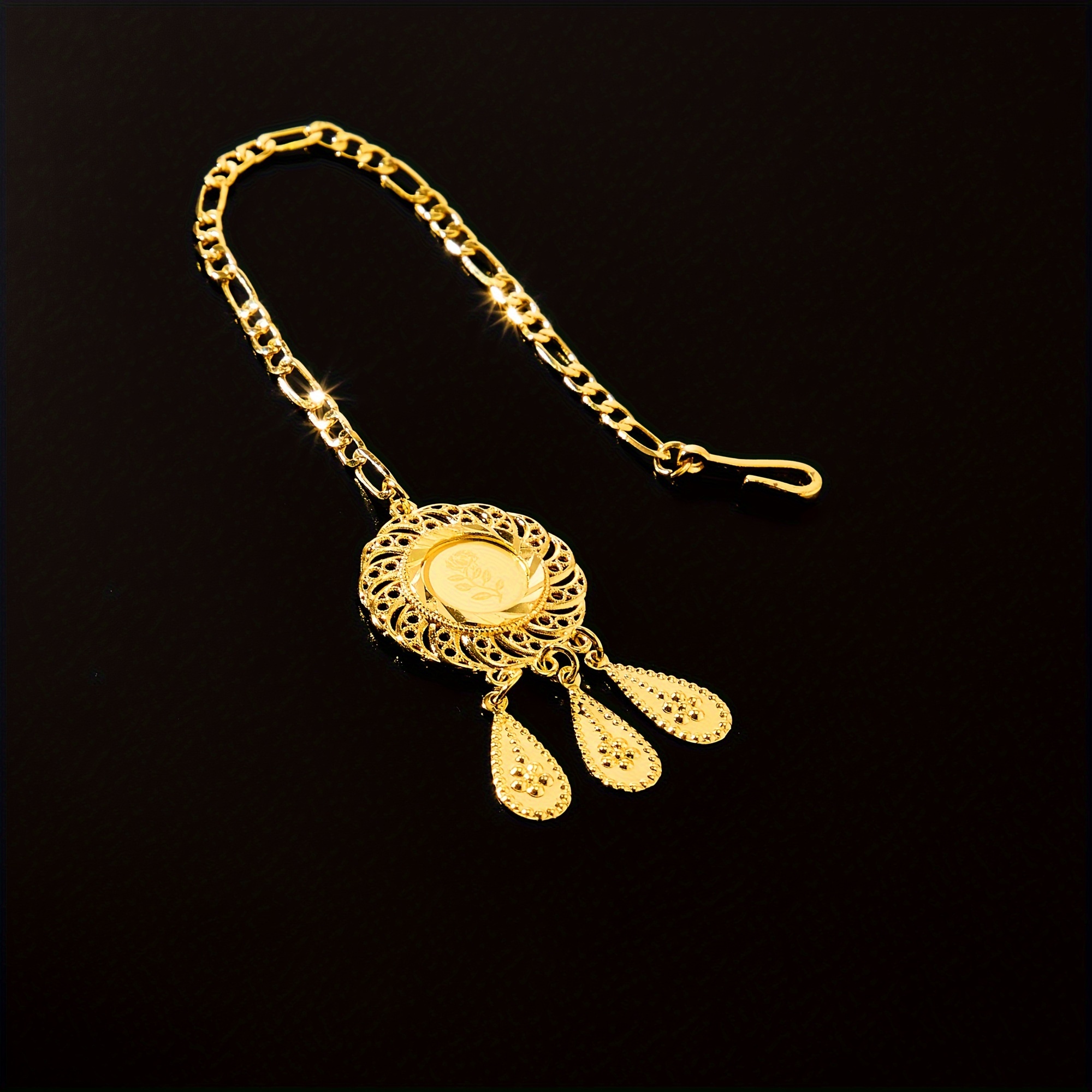 Arabic Style Copper Golden Plated Bridal Jewelry
